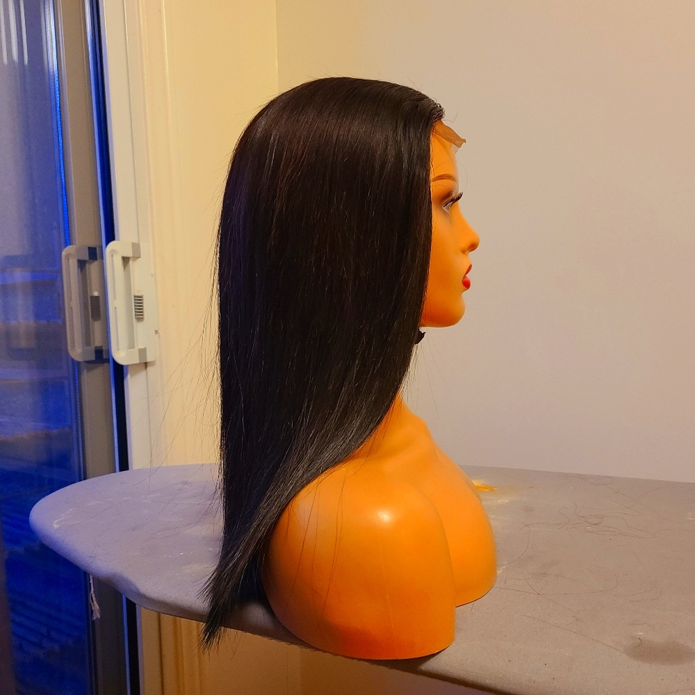 Bone straight wig 12",14"Vietnam double drawn